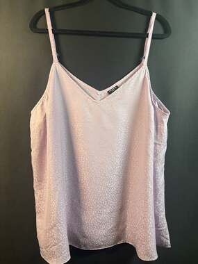 Size 2 Torrid Sophie Camisole Tank Top Lavender Animal Print